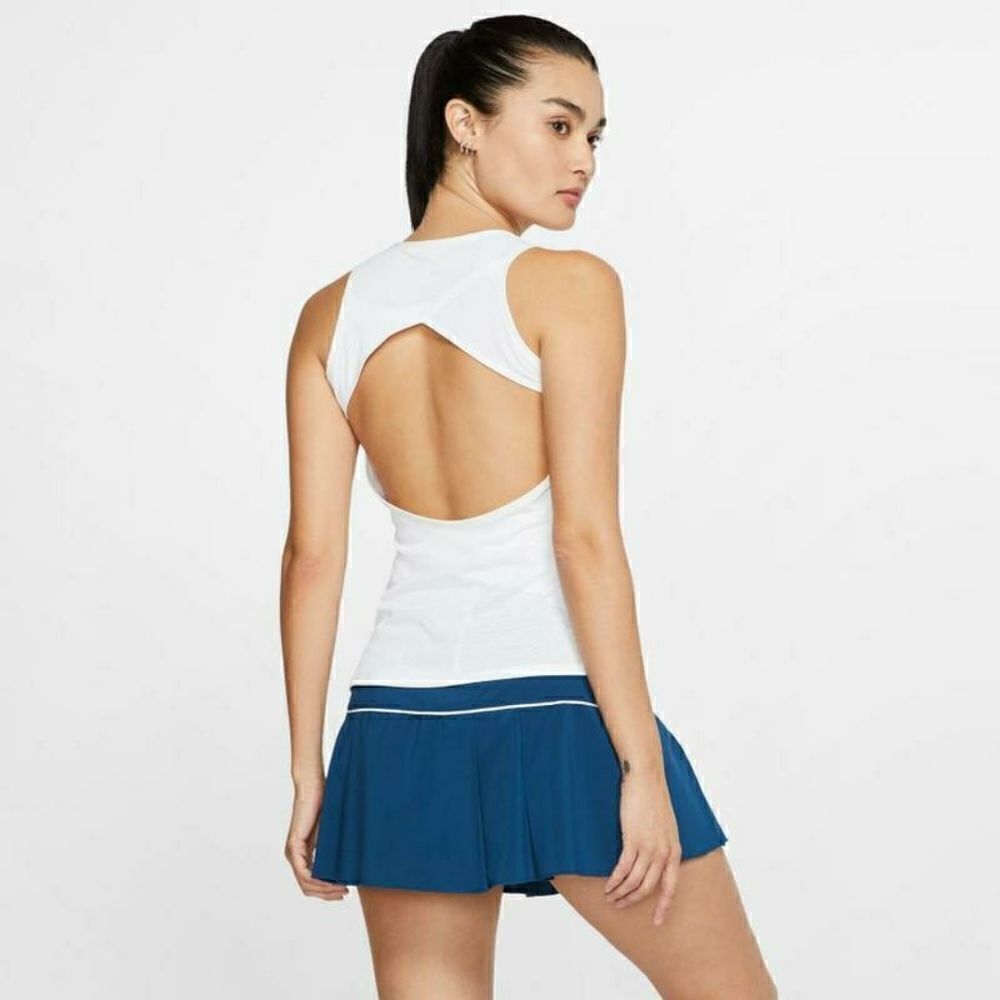 Nike Air Court Open Back Tank Top White Women's